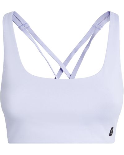On Shoes Movement Padded Sports Bra - Blue