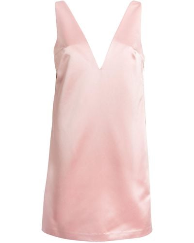 STAUD Satin Teagan Mini Dress - Pink