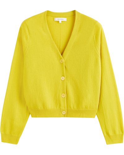 Chinti & Parker Wool-cashmere Basics Cardigan - Yellow