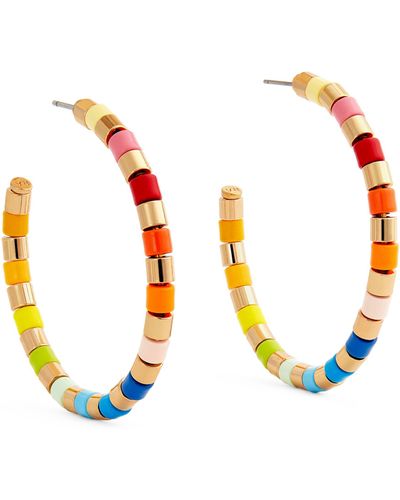 Roxanne Assoulin Rainbow Hoop Earrings - Multicolour