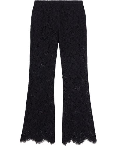 The Kooples Lace Trousers - Black