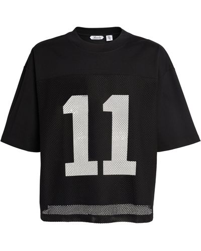 Lanvin X Future Oversized Mesh T-shirt - Black