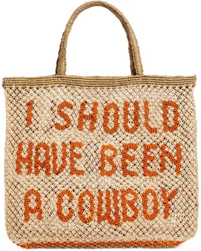 The Jacksons I Should Have Been A Cowboy Tote Bag - Brown