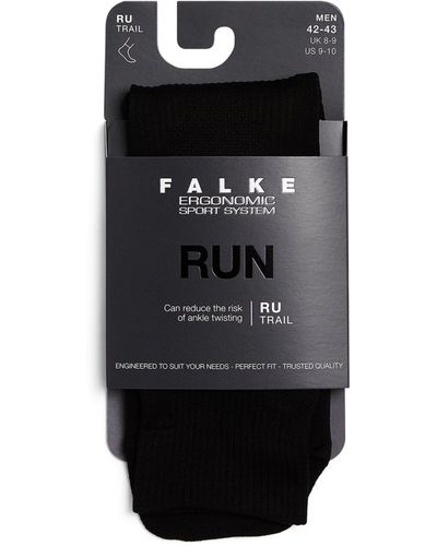 FALKE Ru Trail Running Socks - Black