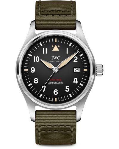 IWC Schaffhausen Stainless Steel Spitfire Pilot's Watch 39mm - Black
