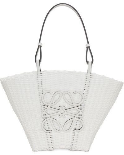 Loewe X Paula's Ibiza Small Mermaid Basket Bag - White