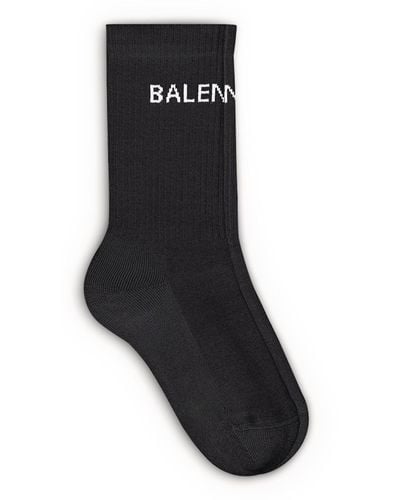 Balenciaga Logo Socks - Black