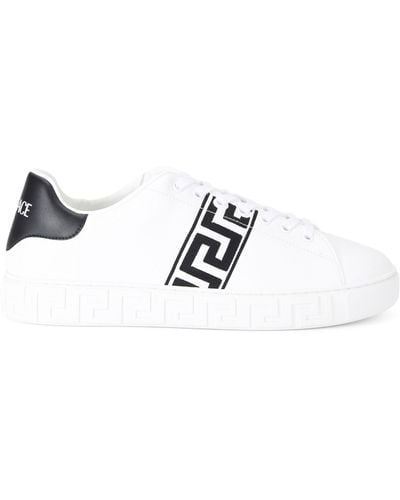 Versace Low-top Responsible Grecco Trainers - White