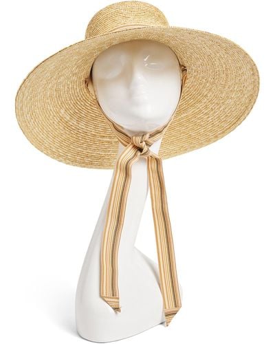 Lack of Color Straw Paloma Sun Hat - Metallic