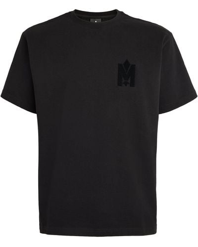 Mackage Cotton Logo-patch T-shirt - Black