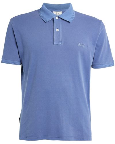 Woolrich Cotton Mackinack Polo Shirt - Blue
