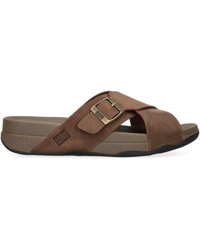 Fitflop Surfer Buckle Sandals - Brown