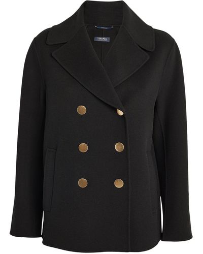 Max Mara Double-breasted Jacket - Black