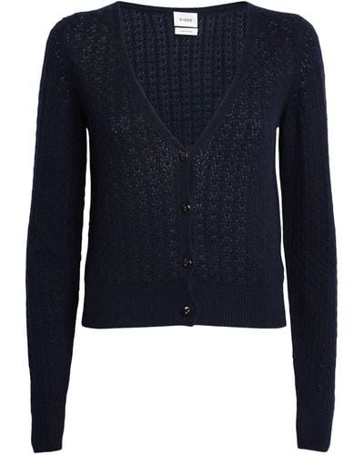 Barrie Cashmere Summer Lace Cardigan - Blue