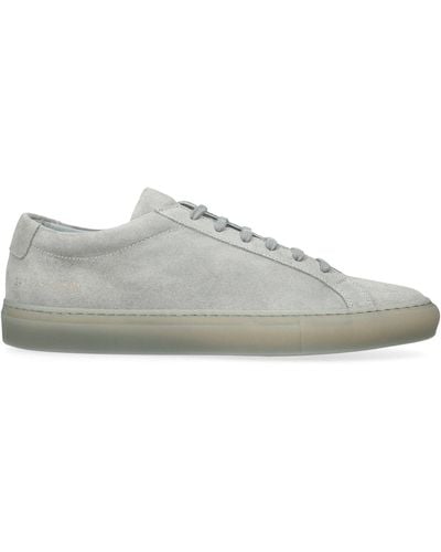 Common Projects Suede Low-top Achilles Trainers - Grey