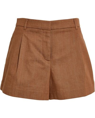MAX&Co. Tailored Shorts - Brown