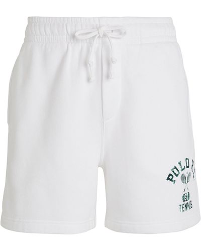 RLX Ralph Lauren X Wimbledon Fleece Sweatshorts - White