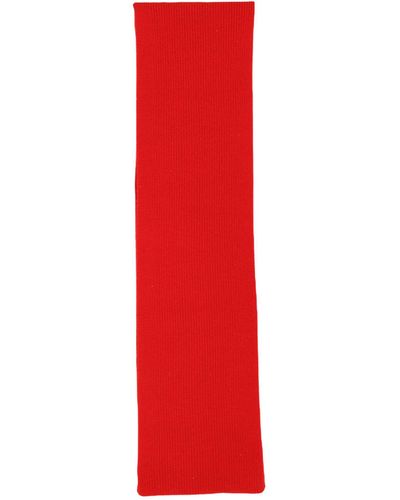 Chinti & Parker Wool-cashmere Ribbed Scarf - Red