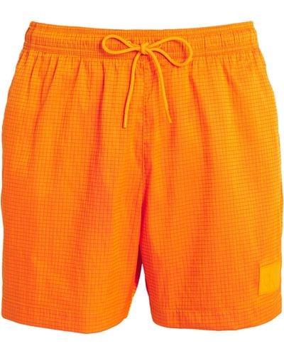 Calvin Klein Ripstop Swim Shorts - Orange