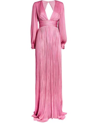Maria Lucia Hohan Exclusive Silk Smaranda Gown - Pink