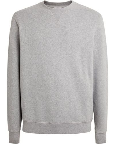 Sunspel Loopback Sweatshirt - Gray