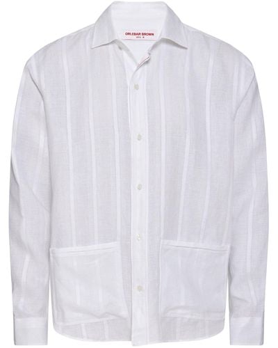 Orlebar Brown Cotton Barkley Shirt - White