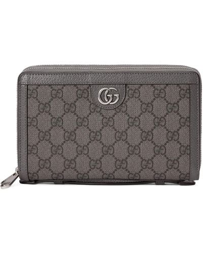 Gucci Ophidia Gg Travel Pouch - Gray