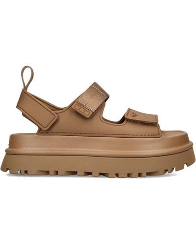 UGG Platform Sandals 'Goldenglow' - Brown