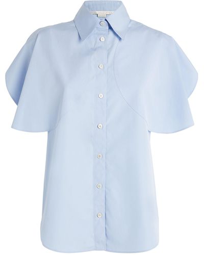 Stella McCartney Round-sleeve Shirt - Blue