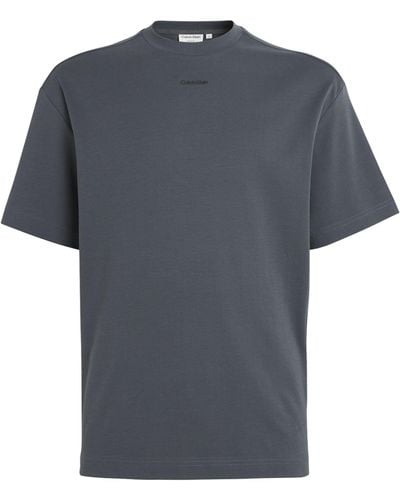Calvin Klein Cotton Nano Logo T-shirt - Grey