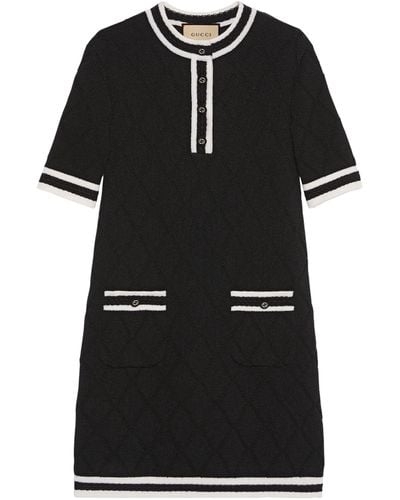 Gucci Wool Mini Dress - Black