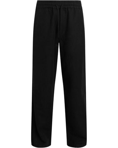 AllSaints Cotton-linen Hanbury Trousers - Black