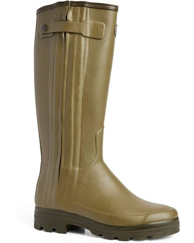 Le Chameau Neoprene-lined Vierzonord Wellington Boots - Green