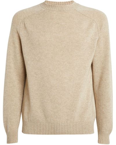 Begg x Co Cashmere Crew-neck Sweater - Natural
