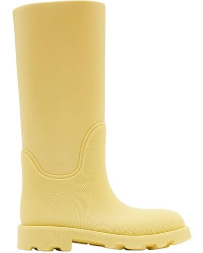Burberry Rubber Marsh Boots - Yellow