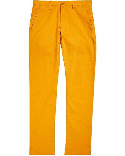 Jacob Cohen Cotton-blend Trousers - Yellow