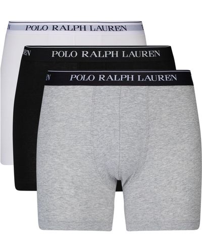 Polo Ralph Lauren Logo Boxers (pack Of 3) - White