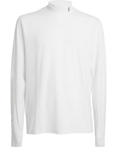 RLX Ralph Lauren Logo Mock-neck T-shirt - White