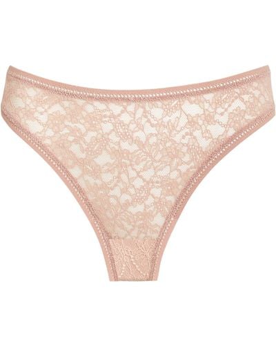 Wolford Lace Briefs - Natural
