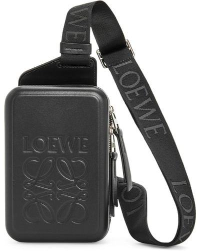 Loewe Molded Sling Cross-body Bag - Black