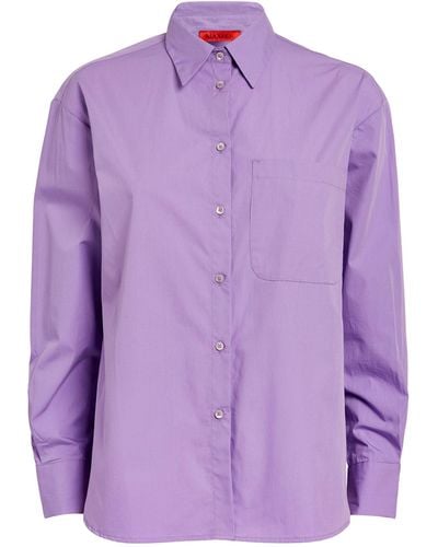 MAX&Co. Cotton Shirt - Purple