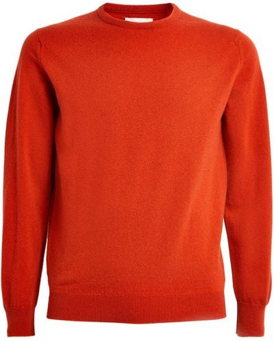 Harrods Cashmere Crew-neck Sweater - Red