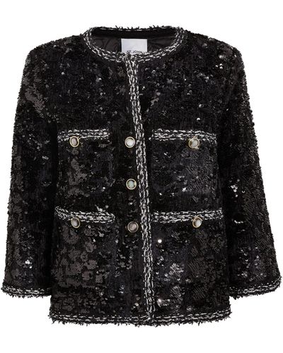 St. John Sequin-embellished Jacket - Black