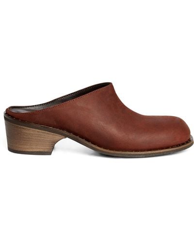 MAX&Co. Heeled Mules 50 - Brown