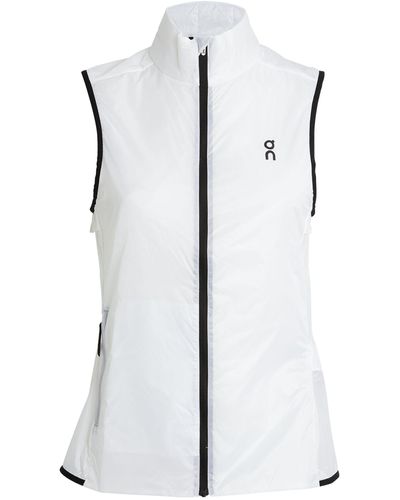On Shoes Weather Vest - White