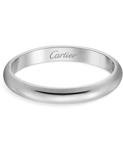 Cartier Platinum 1895 Wedding Ring - White