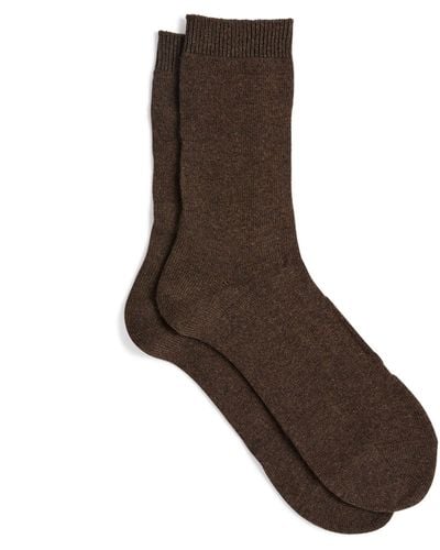 FALKE Cashmere-blend Cozy Wool Socks - Brown