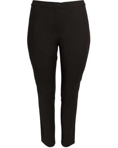 Marina Rinaldi Slim Tailored Trousers - Black