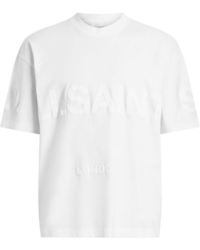 AllSaints Cotton Biggy Logo T-shirt - White
