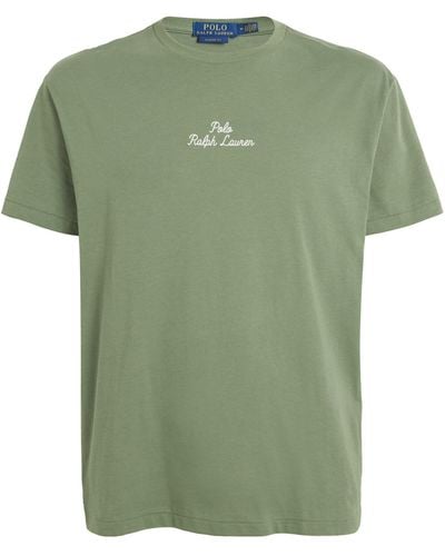Polo Ralph Lauren Embroidered-logo T-shirt - Green